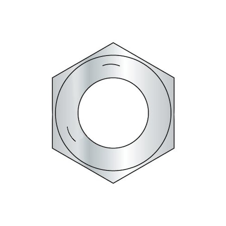 Hex Nut, 1-1/8-7, Steel, Grade 5, Zinc Plated, 31/32 In Ht, 95 PK